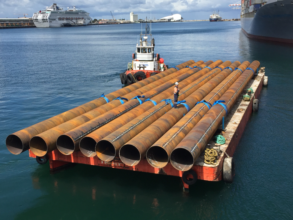 Supplying large diameter steel pipe in Perth WA